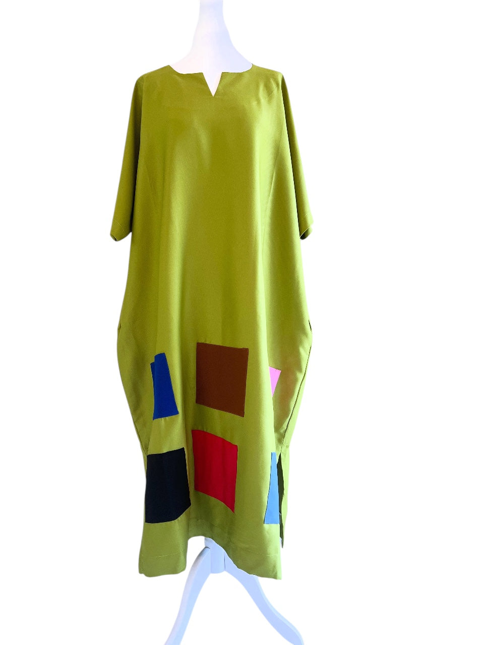 Green Kaftan Dress
